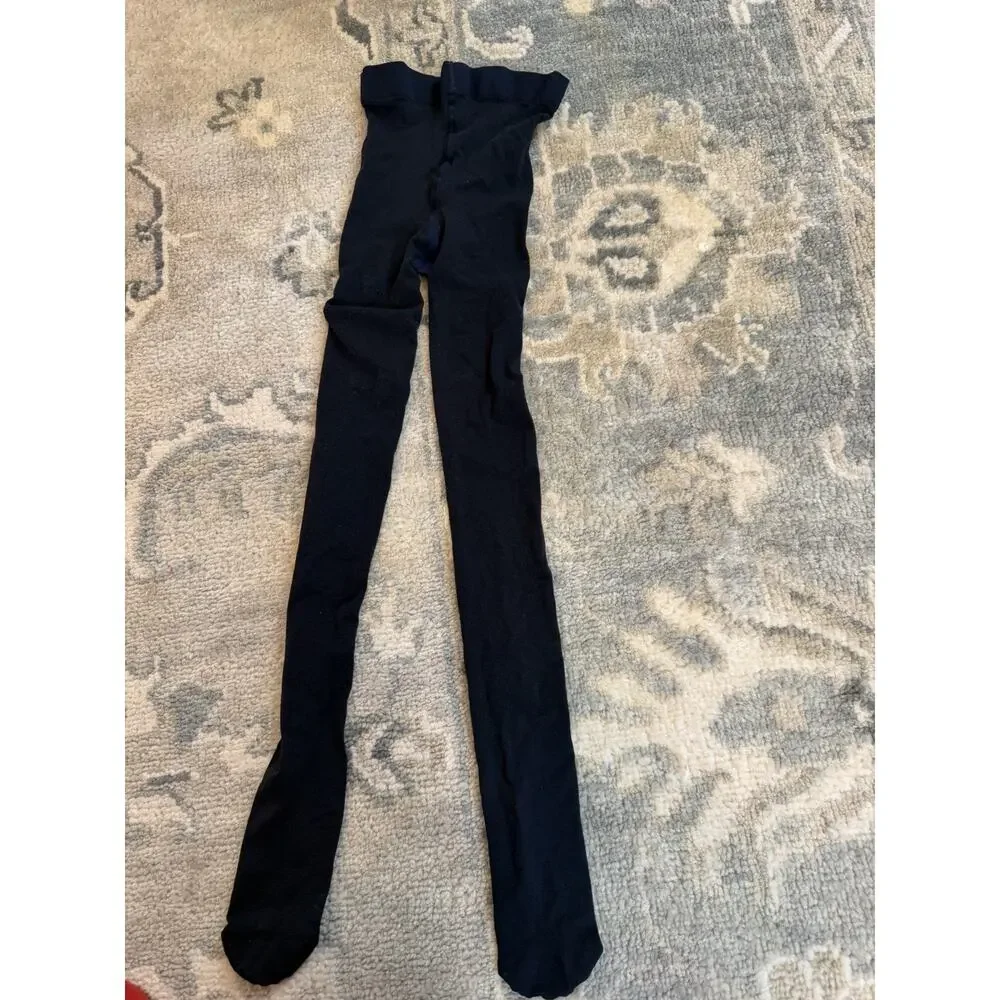 Wolford VELVET DE LUXE 50 Black Tights Sz S NEW $60